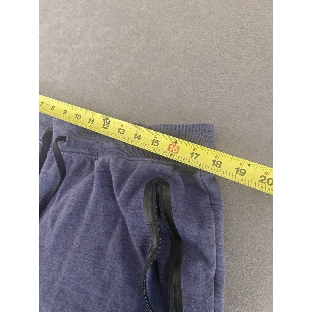 Spyder Active Men's XL Blue Heather Jogger Sweatpants Zip Pocket Fleece Pants